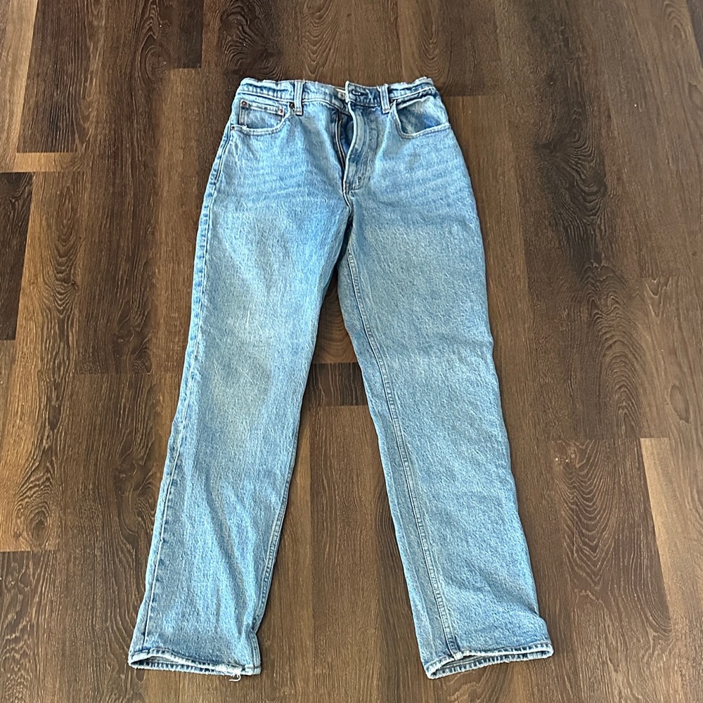 Abercrombie & Fitch Light Blue High Rise Women Jeans
